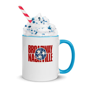 Broadway Nashville TN Mug with Color Inside
